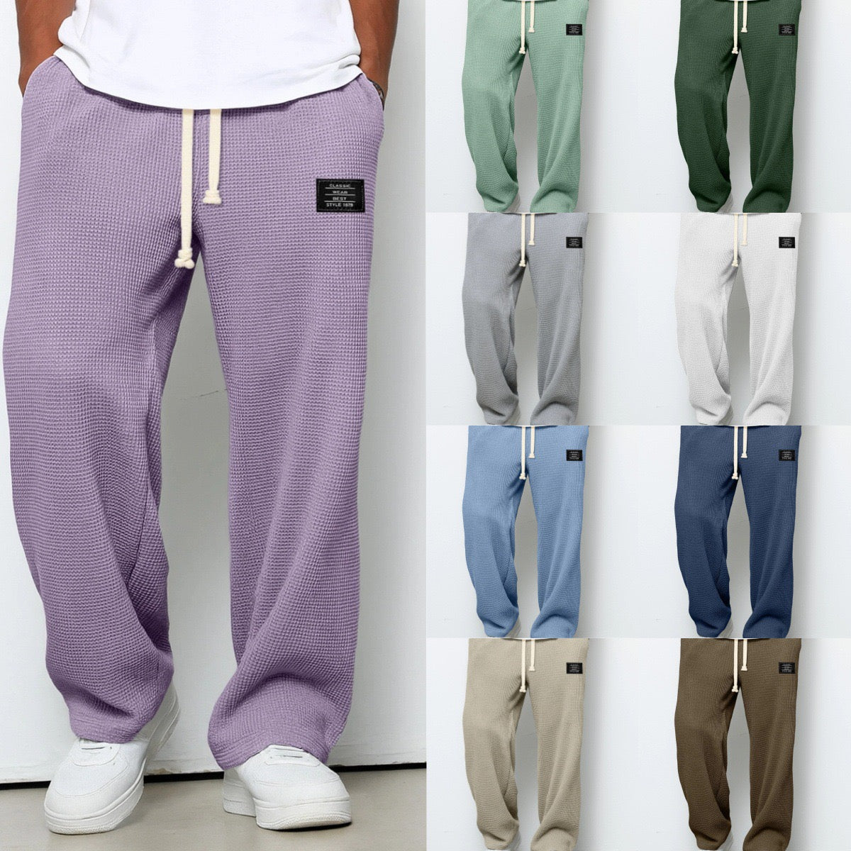 SAMY | PANTALON ANCHO CON CINTURA REGULABLE