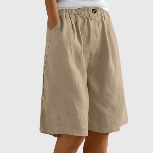 DELIA | SHORTS DE CINTURA ELASTICA