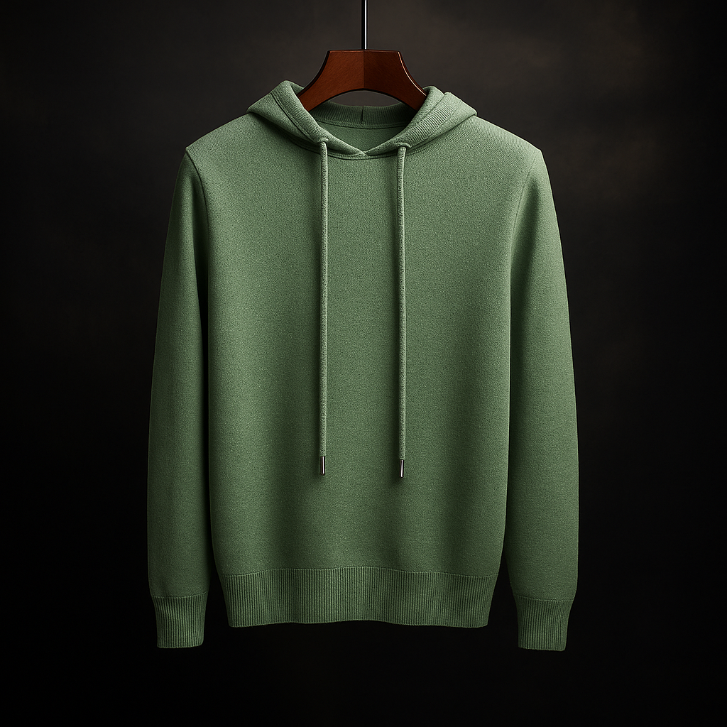 MERINO | SUDADERA CON CAPUCHA DE LANA