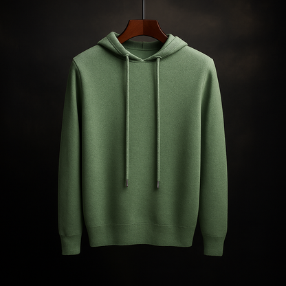 MERINO | SUDADERA CON CAPUCHA DE LANA