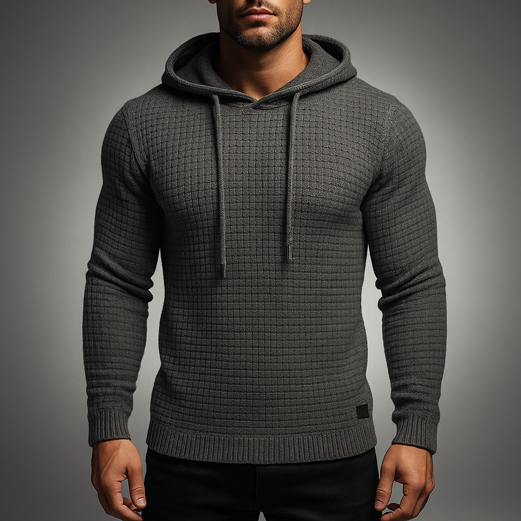 MARCEU | SUDADERA CON CAPUCHA DE PUNTO