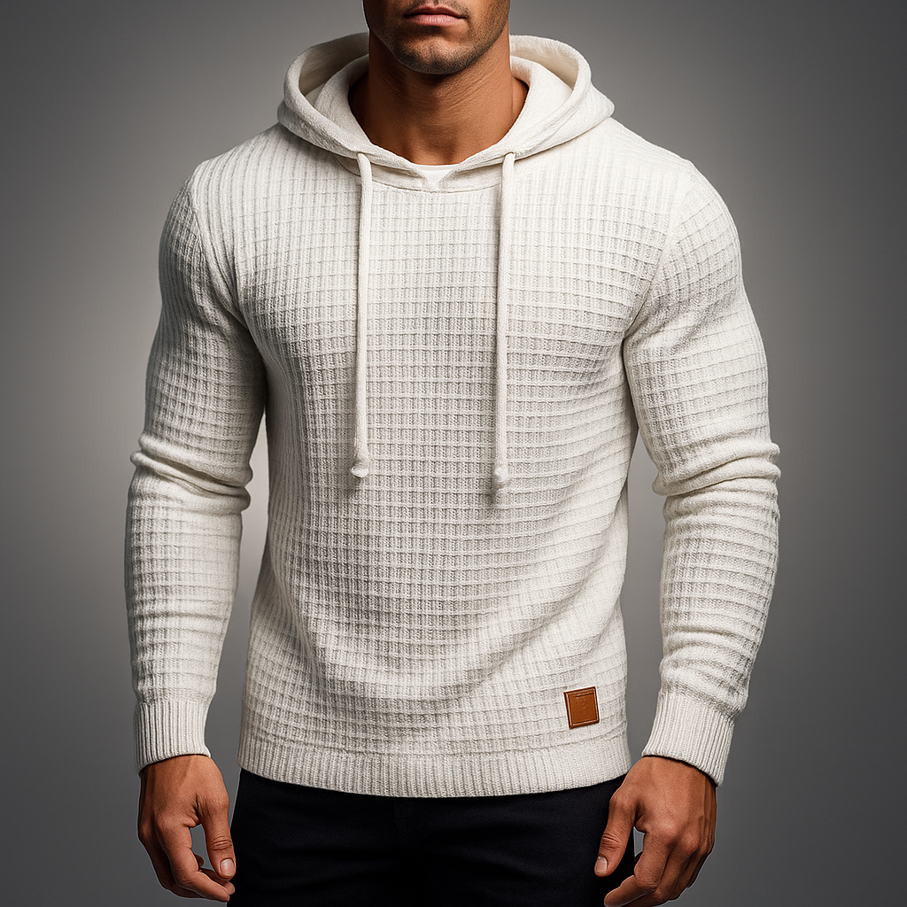 MARCEU | SUDADERA CON CAPUCHA DE PUNTO