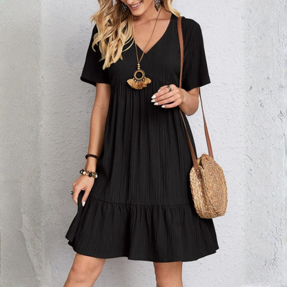 KATY | VESTIDO ELEGANTE QUE FAVORECE VIENTRE
