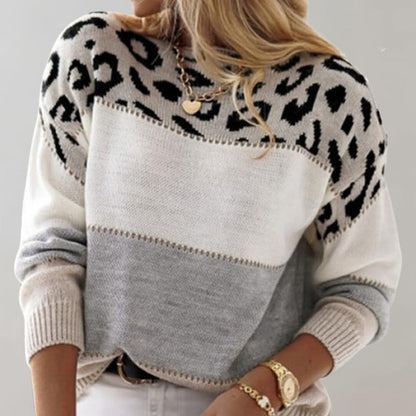 VELORA | SUETER DE LUJO CON ESTAMPADO DE LEOPARDO