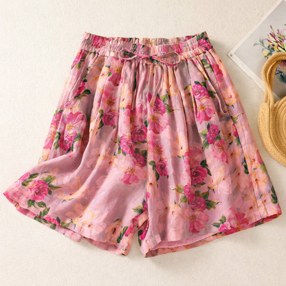 FLOREADO | SHORT DE LINO