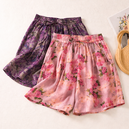 FLOREADO | SHORT DE LINO