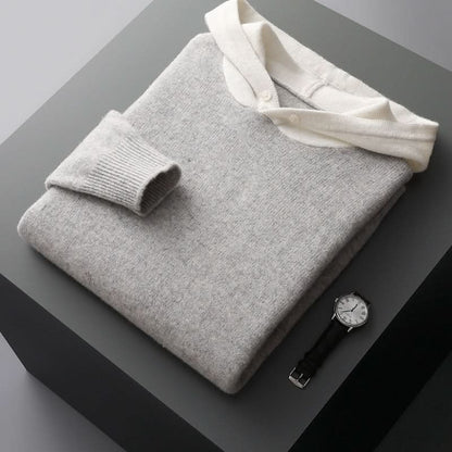 ARDEN | SUDADERA CON CAPUCHA DE LANA MERINO