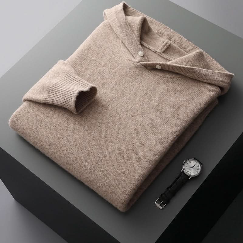 ARDEN | SUDADERA CON CAPUCHA DE LANA MERINO