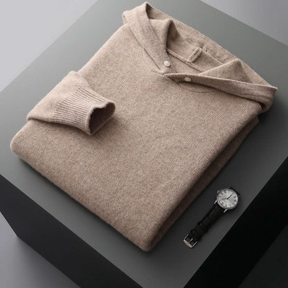 ARDEN | SUDADERA CON CAPUCHA DE LANA MERINO