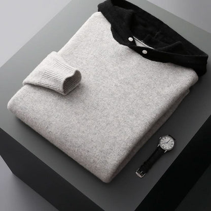 ARDEN | SUDADERA CON CAPUCHA DE LANA MERINO