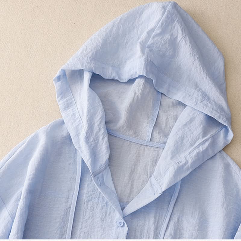 VICTORIA | SUDADERA CON CAPUCHA DE LINO