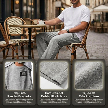 JUAN | PANTALON LIGERO DE CORTE RECTO