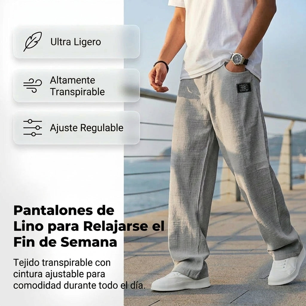 JUAN | PANTALON LIGERO DE CORTE RECTO