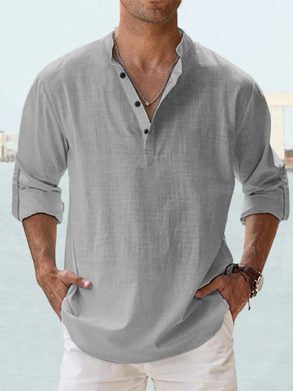 MAU | CAMISA DE LINO TRANSPIRABLE