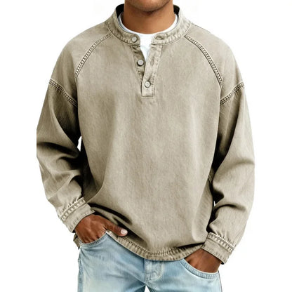 SAMY| CAMISA HENLEY VINTAGE