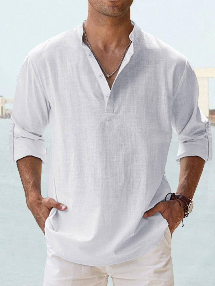MAU | CAMISA DE LINO TRANSPIRABLE