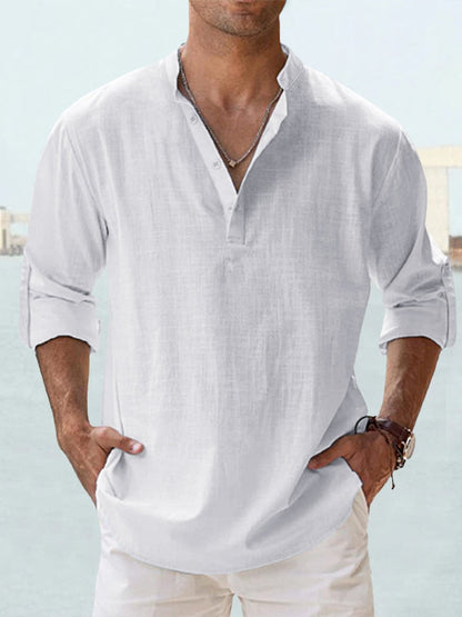 MAU | CAMISA DE LINO TRANSPIRABLE
