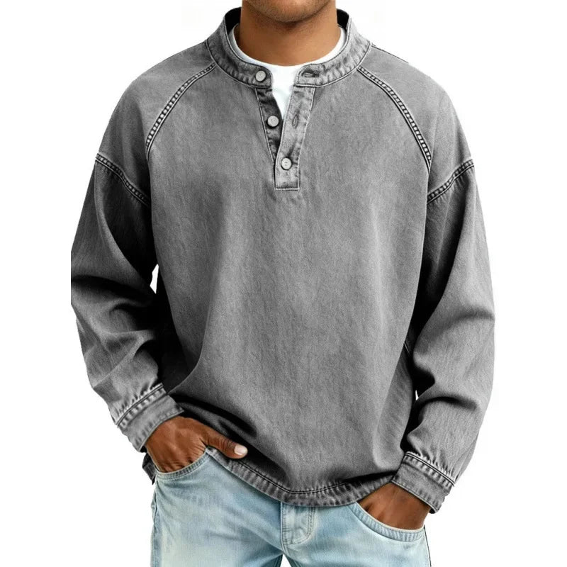 SAMY| CAMISA HENLEY VINTAGE