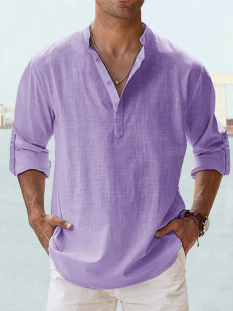 MAU | CAMISA DE LINO TRANSPIRABLE