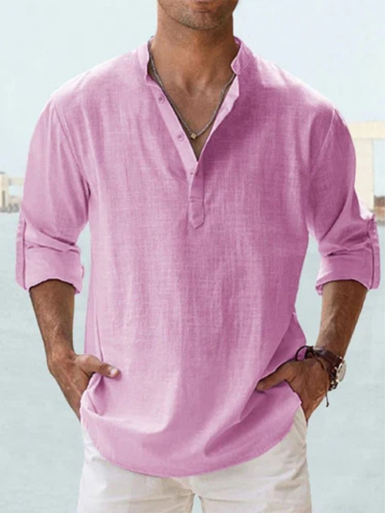 MAU | CAMISA DE LINO TRANSPIRABLE