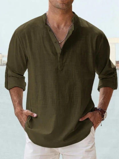 MAU | CAMISA DE LINO TRANSPIRABLE