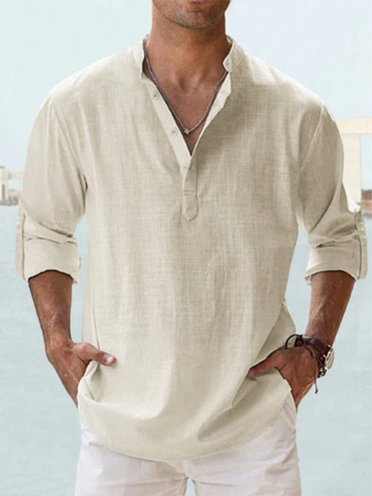 MAU | CAMISA DE LINO TRANSPIRABLE