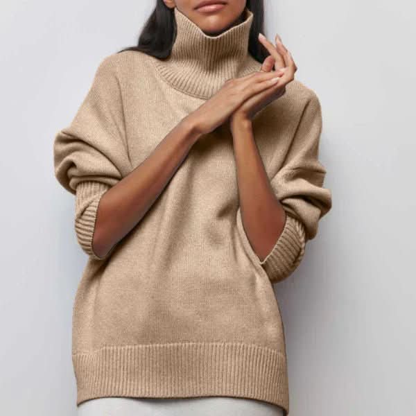 ARIA | SUÉTER OVERSIZE DE CUELLO TORTUGA