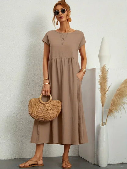 CARMEN | VESTIDO MIDI FLUIDO