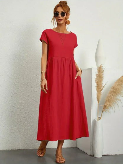 CARMEN | VESTIDO MIDI FLUIDO
