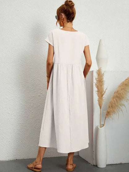 CARMEN | VESTIDO MIDI FLUIDO