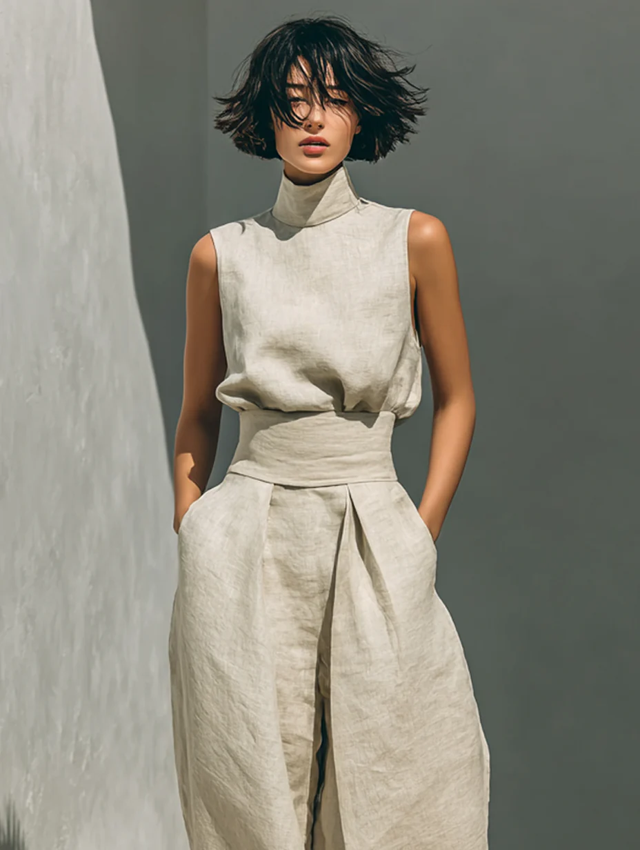 CARMEN | CONJUNTO SIN MANGAS Y PANTALON ANCHO