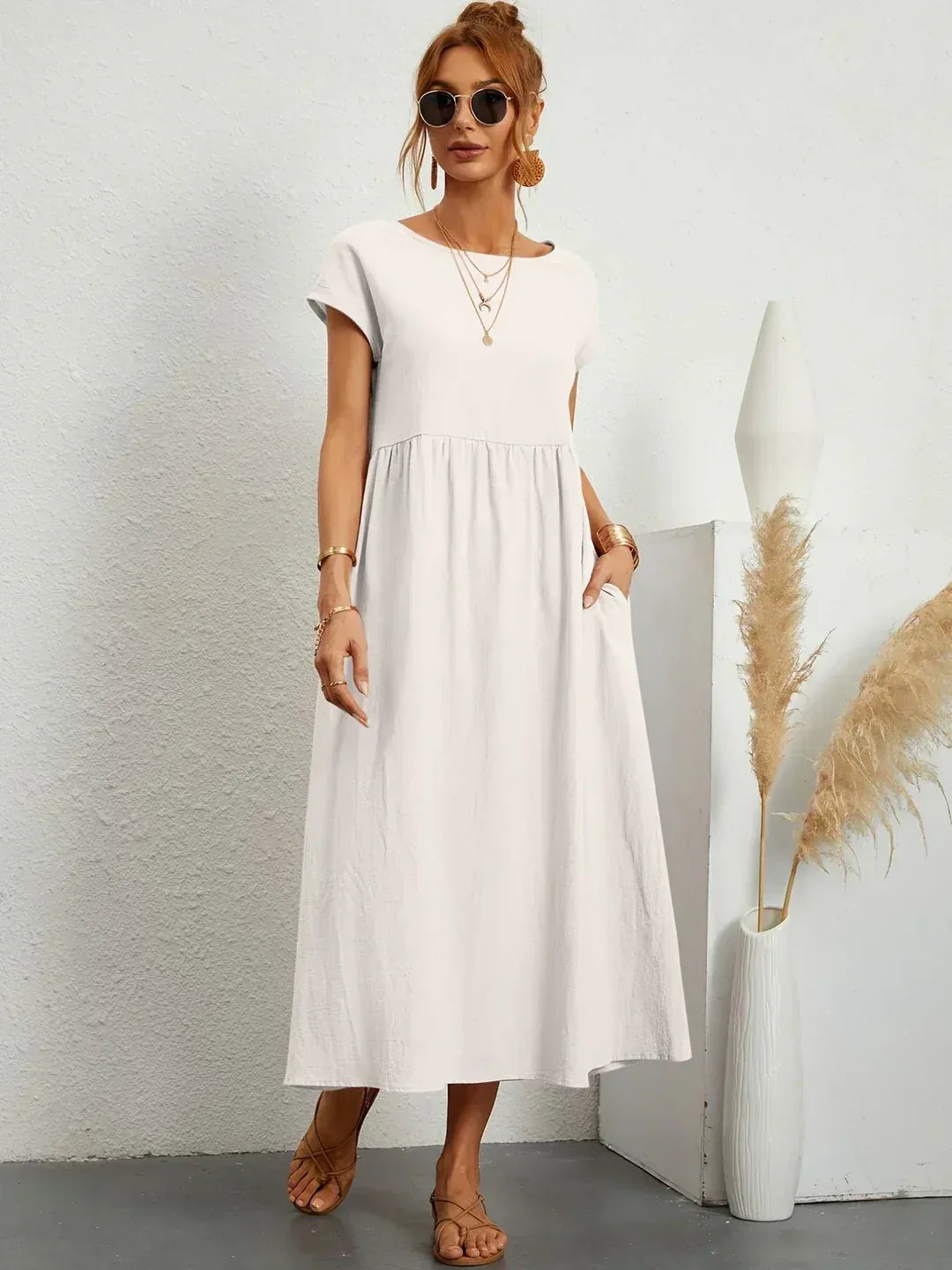CARMEN | VESTIDO MIDI FLUIDO