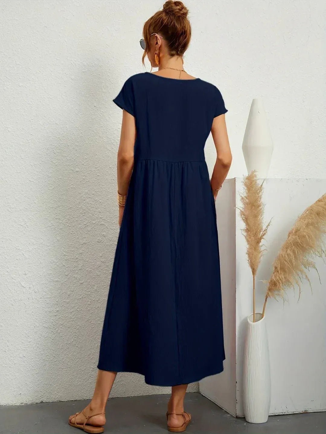 CARMEN | VESTIDO MIDI FLUIDO