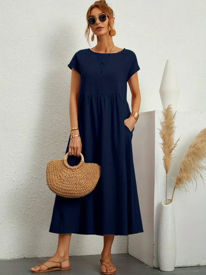 CARMEN | VESTIDO MIDI FLUIDO