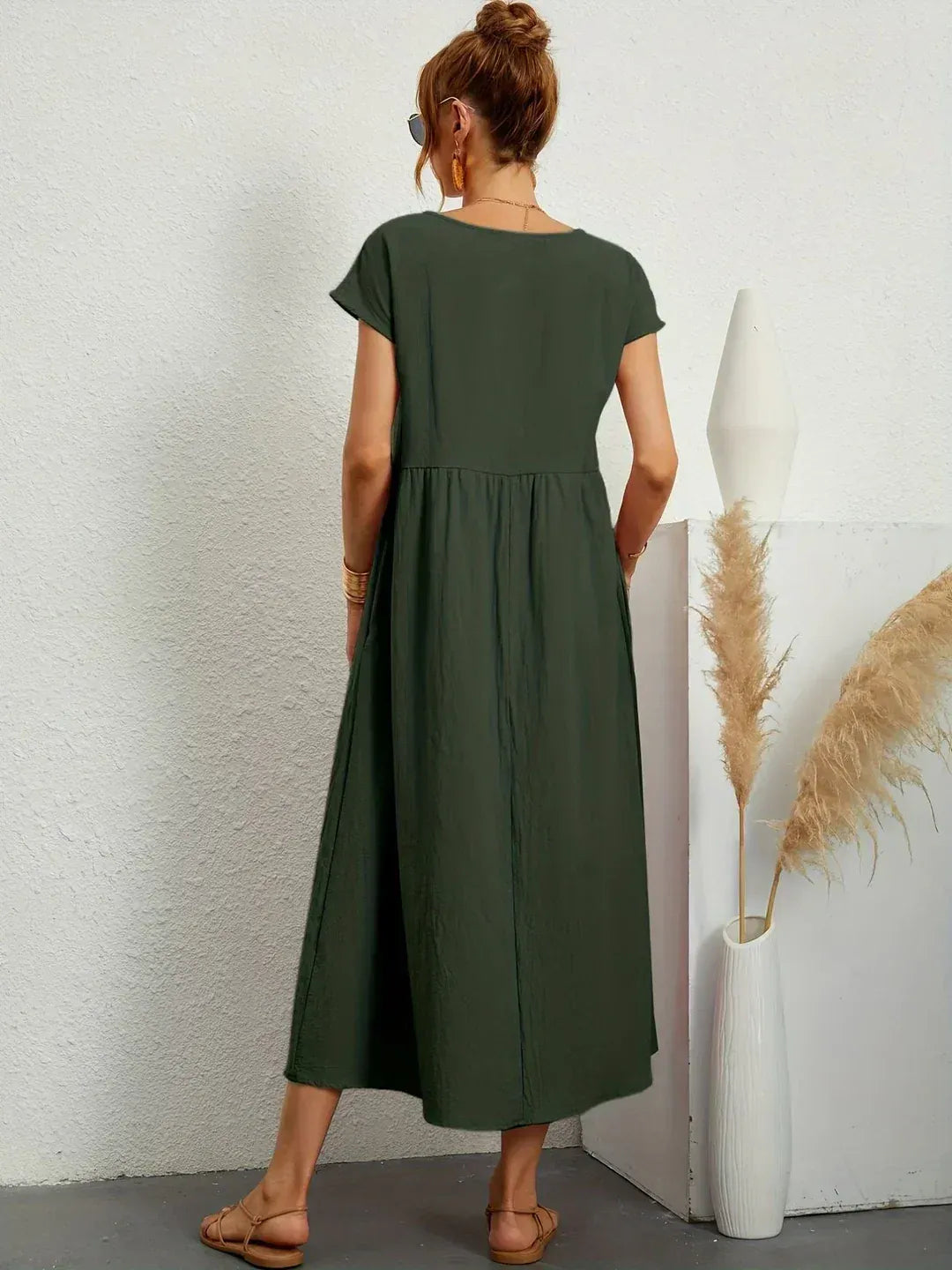 CARMEN | VESTIDO MIDI FLUIDO