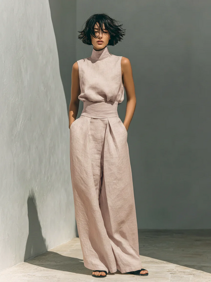 CARMEN | CONJUNTO SIN MANGAS Y PANTALON ANCHO