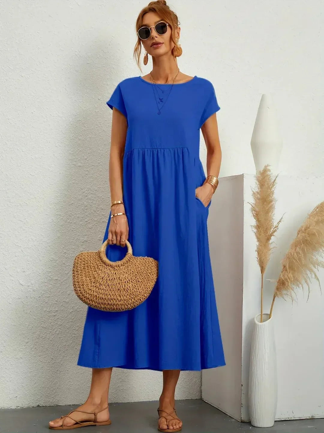 CARMEN | VESTIDO MIDI FLUIDO
