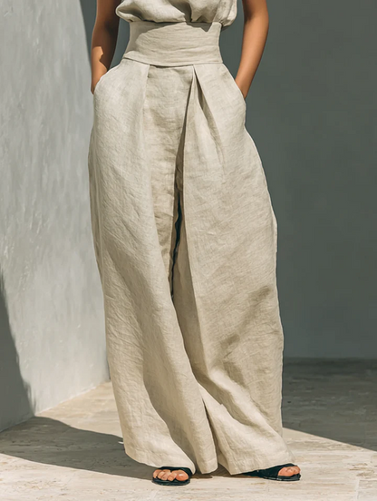 CARMEN | CONJUNTO SIN MANGAS Y PANTALON ANCHO
