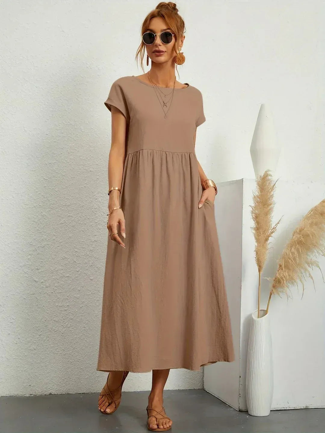 CARMEN | VESTIDO MIDI FLUIDO