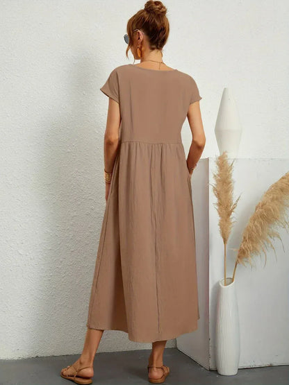CARMEN | VESTIDO MIDI FLUIDO