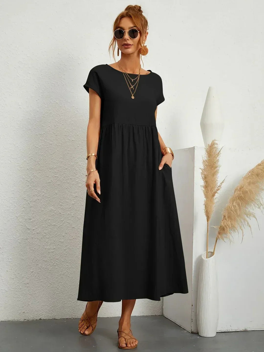 CARMEN | VESTIDO MIDI FLUIDO