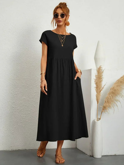 CARMEN | VESTIDO MIDI FLUIDO