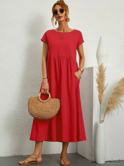 CARMEN | VESTIDO MIDI FLUIDO