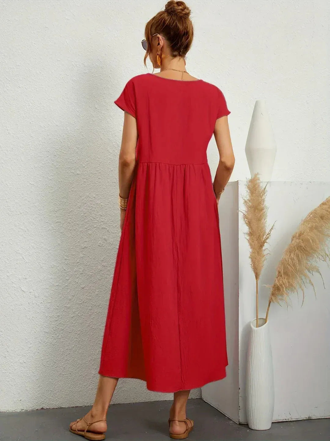 CARMEN | VESTIDO MIDI FLUIDO