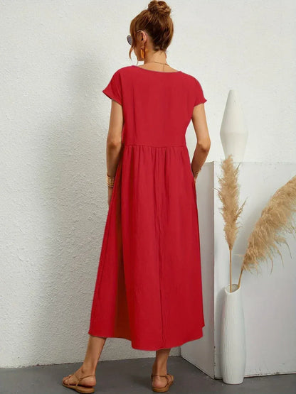 CARMEN | VESTIDO MIDI FLUIDO