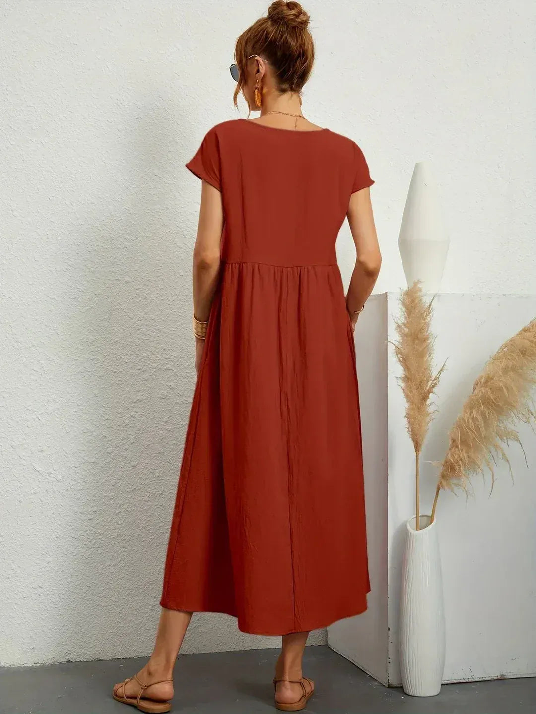 CARMEN | VESTIDO MIDI FLUIDO