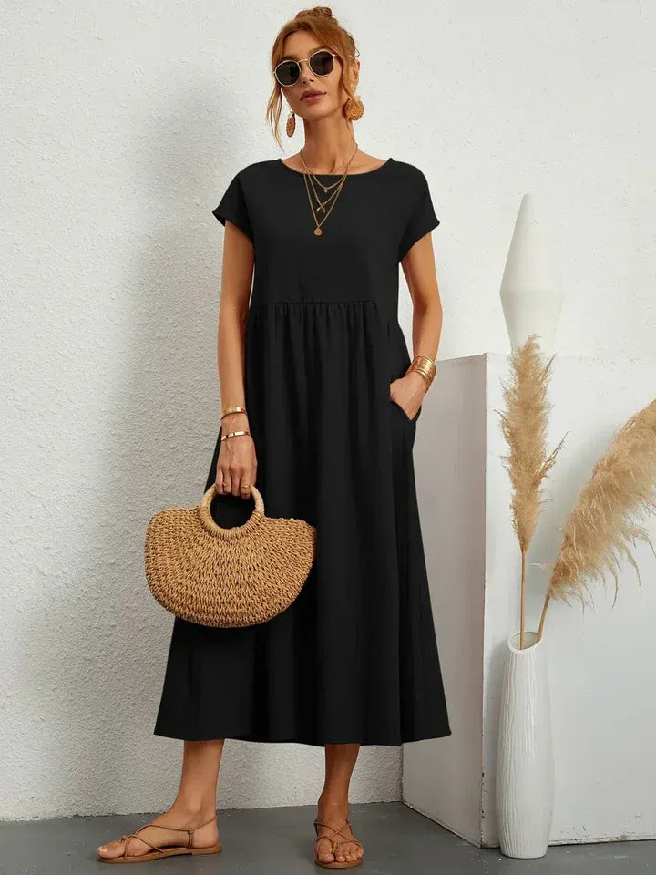 CARMEN | VESTIDO MIDI FLUIDO