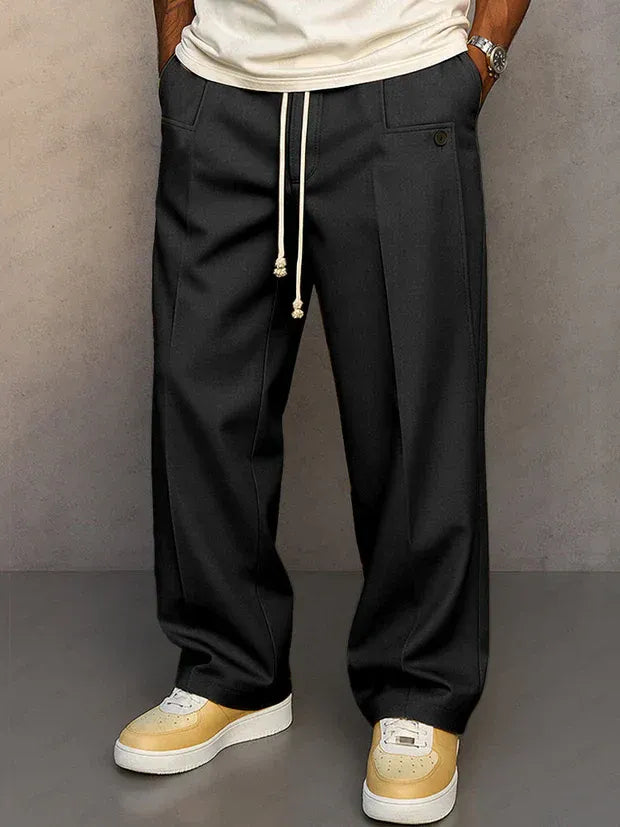 MANUEL | ELEGANTES PANTALONES CON CORDON AJUSTABLE