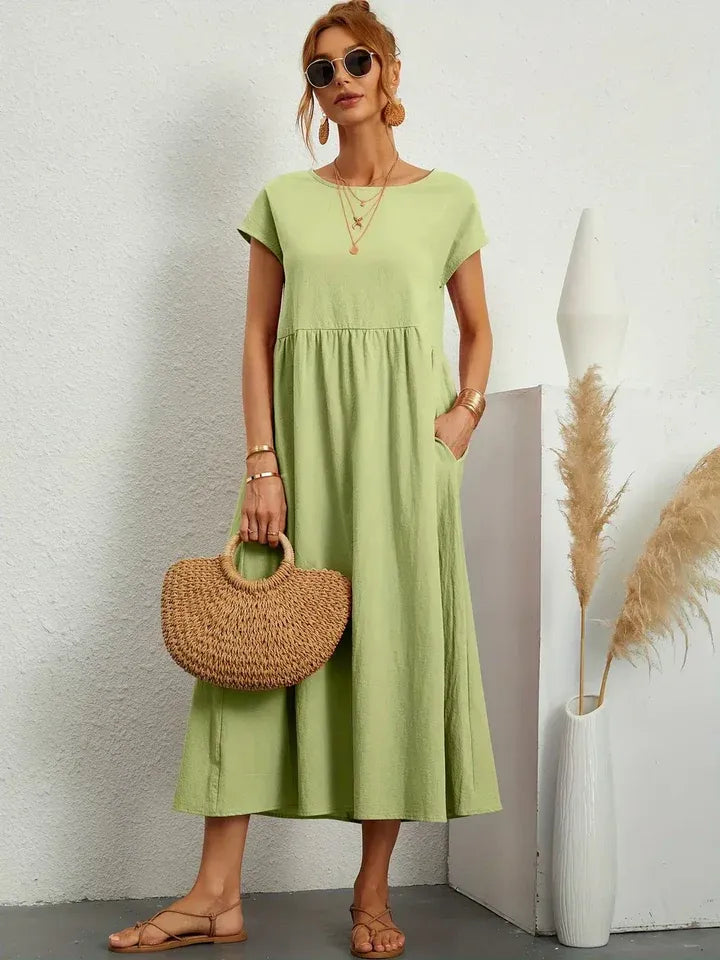 CARMEN | VESTIDO MIDI FLUIDO