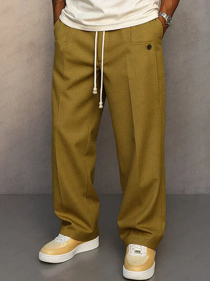 MANUEL | ELEGANTES PANTALONES CON CORDON AJUSTABLE